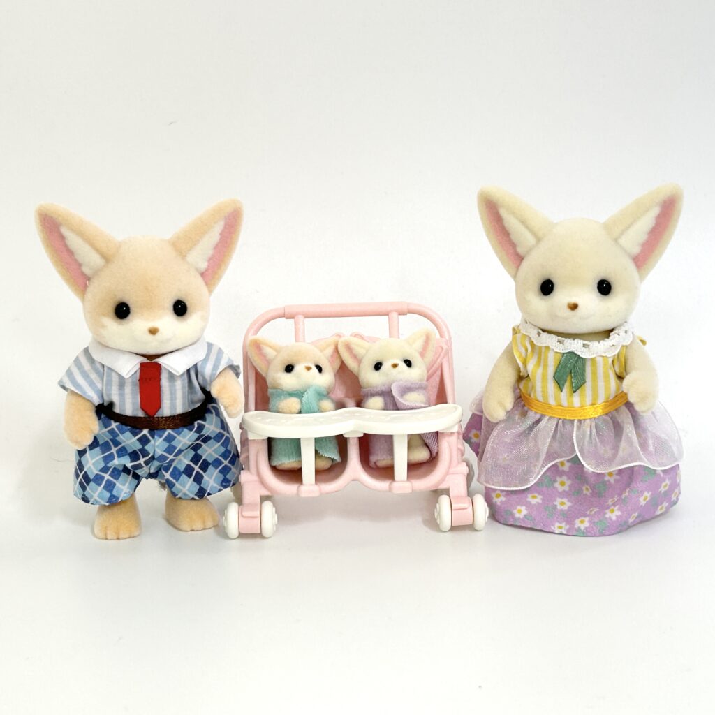 [used] Fennec Fox Family 2022 FS-48 Sylvanian Families Calico Critters