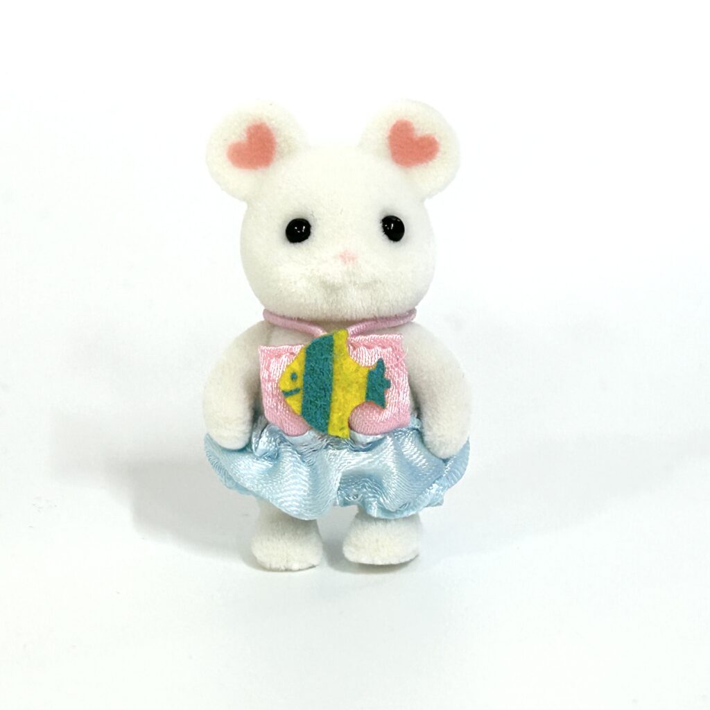 [used] Dreamy Parade Series Marshmallow Mouse Baby Familymart 2022 Sylvanian Families Calico Critters