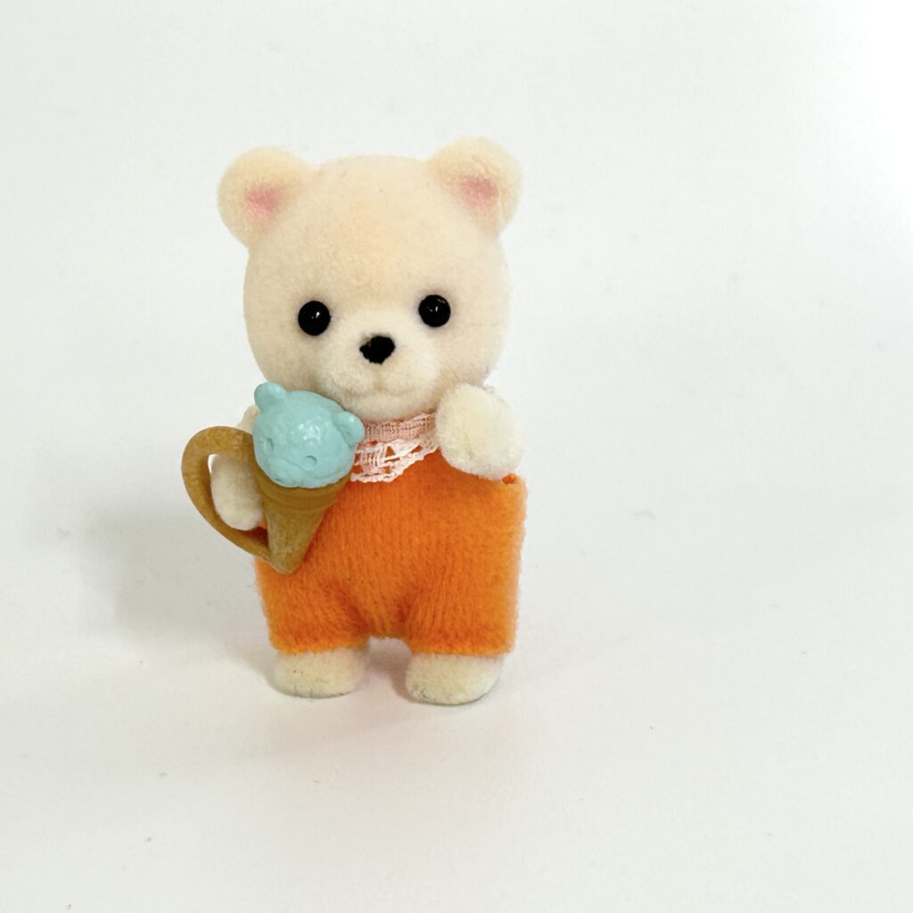 [used] Fluffy Dream Collection Baby Shopping Series White Bear Familymart Sylvanian Families Calico Critters