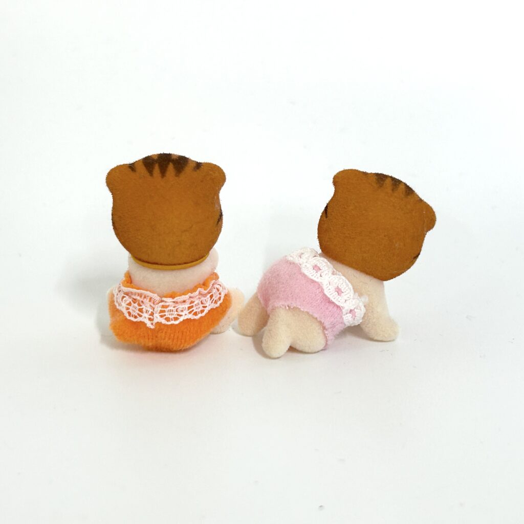 [used] Maple Cat Baby Twins NI-110 Sylvanian Families Calico Critters