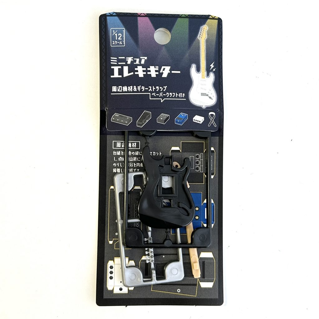 Miniature Electric Guitar Black Cando