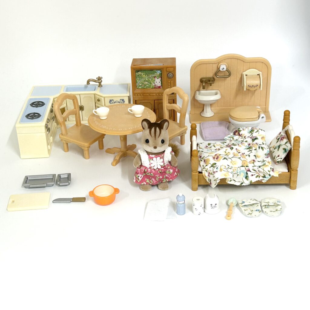 [used] Recommended Furniture Set For Townhome SE-189 Sylvanian Families Calico Critters