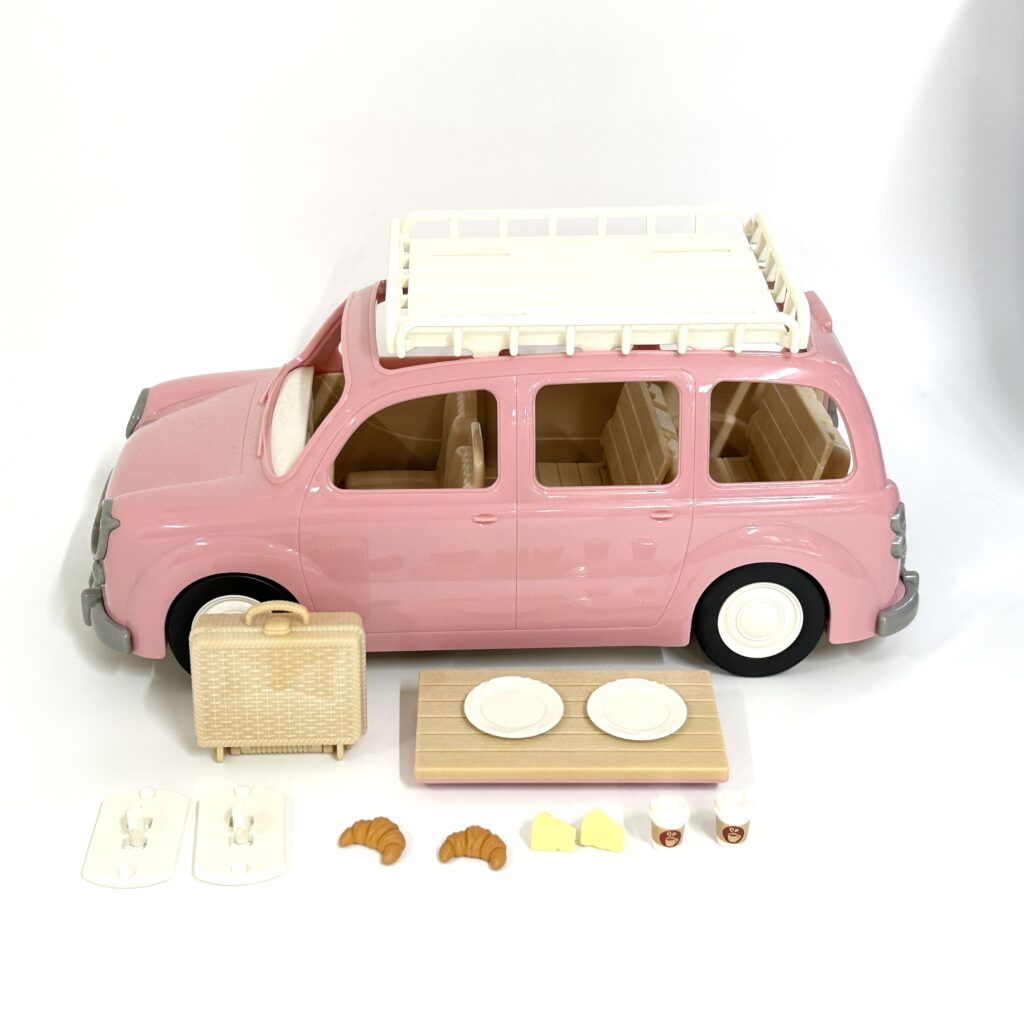 [used] Pink Picnic Wagon 2020 V-06 Sylvanian Families Calico Critters