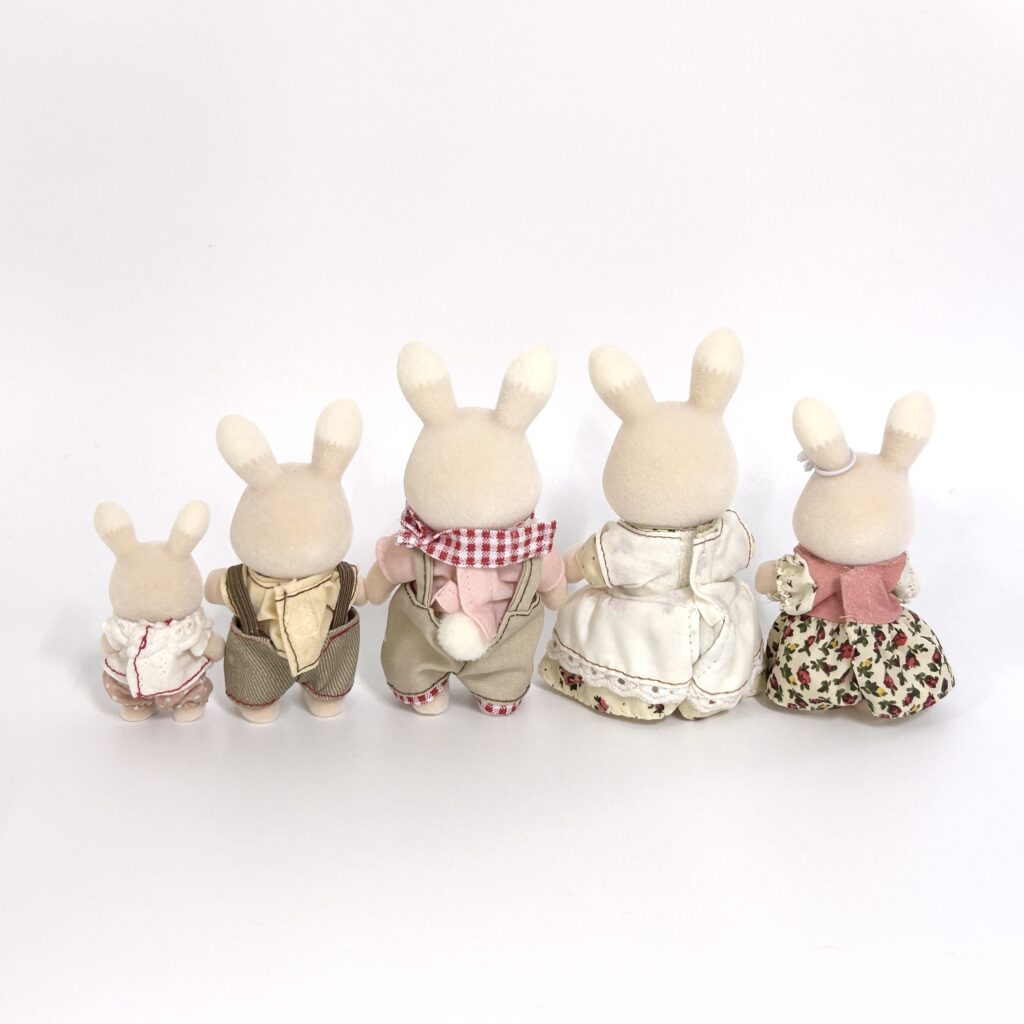 [used] Wildflower Rabbit Family Nonohana Grinpa Sylvanian Families Calico Critters
