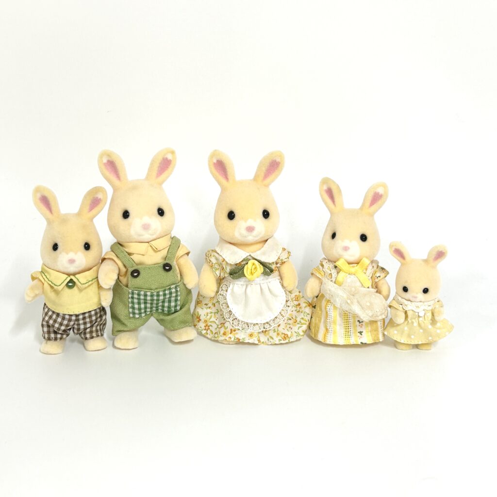 [used] Flower Garden Rabbit Family Hanazono Fukuoka 2009 Sylvanian Families Calico Critters