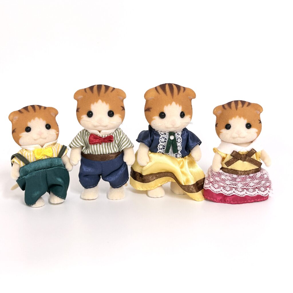 [used] Maple Cat Family FS-30 Sylvanian Families Calico Critters