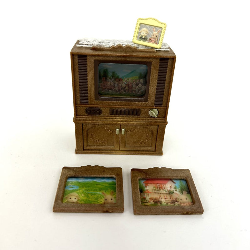 [Used] TELEVISION (TV) SET FOR LIVING ROOM KA-516 Sylvanian Families