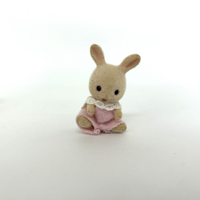 [Used] BABY CARRY CASE CRADLE MILK RABBIT B-21 Retired Japan Calico Sylvanian Families