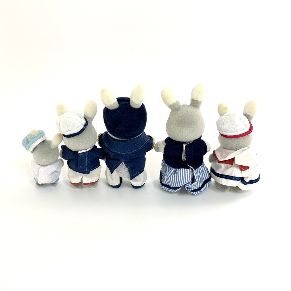 [used] Sea Breeze Rabbit Family Yokohama 2008 Sylvanian Families Calico Critters
