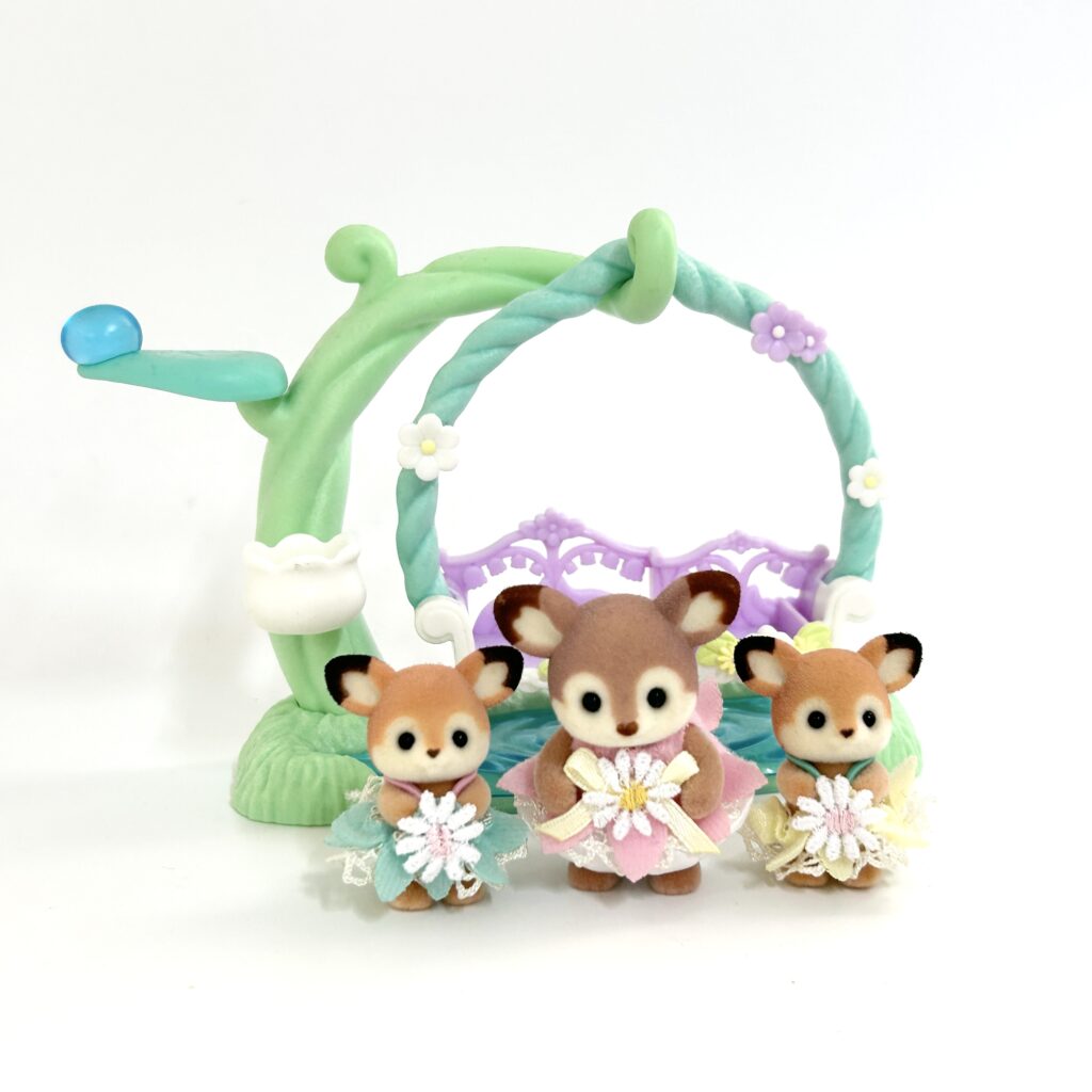 [used] Baby Deer Waterside Swing Set 2024 FS-56 Sylvanian Families Calico Critters