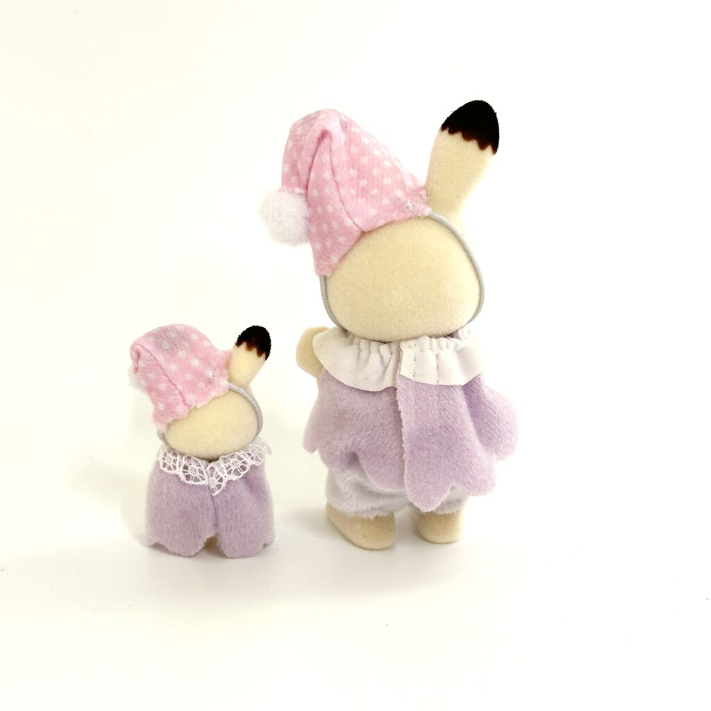 [used] Bedtime Set Chocolate Rabbit 2024 DF-27 Sylvanian Families Calico Critters