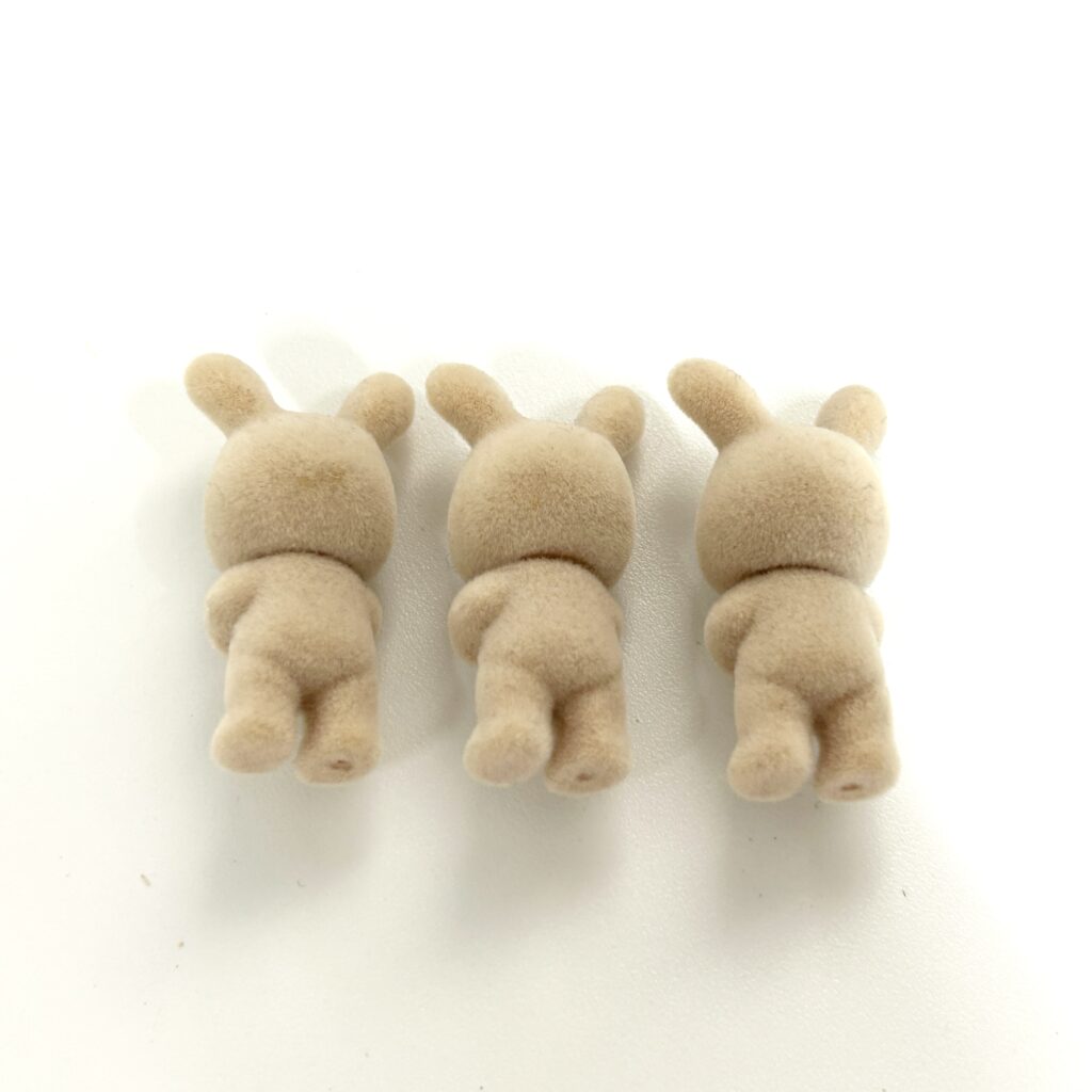 [used] Milk Rabbit Triplets Bathtime Set 2022 DF-22 Sylvanian Families Calico Critters