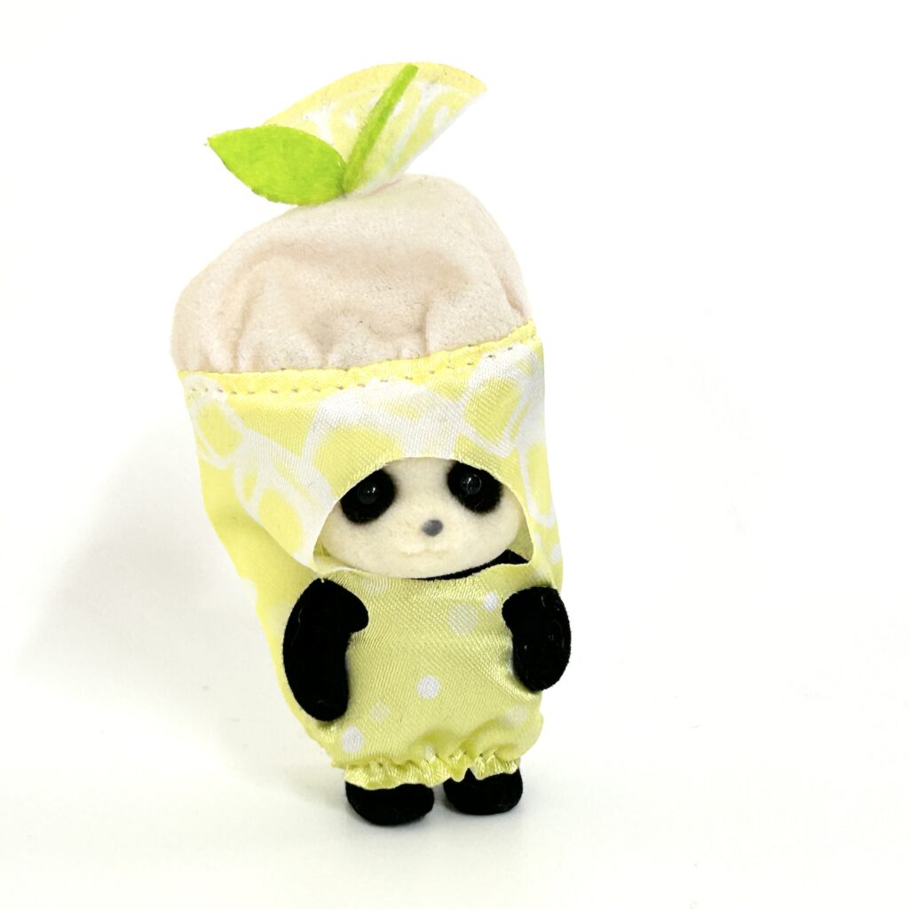 [used] Baby Panda In Lemonade Costume Clitter 2024 Sylvanian Families Calico Critters