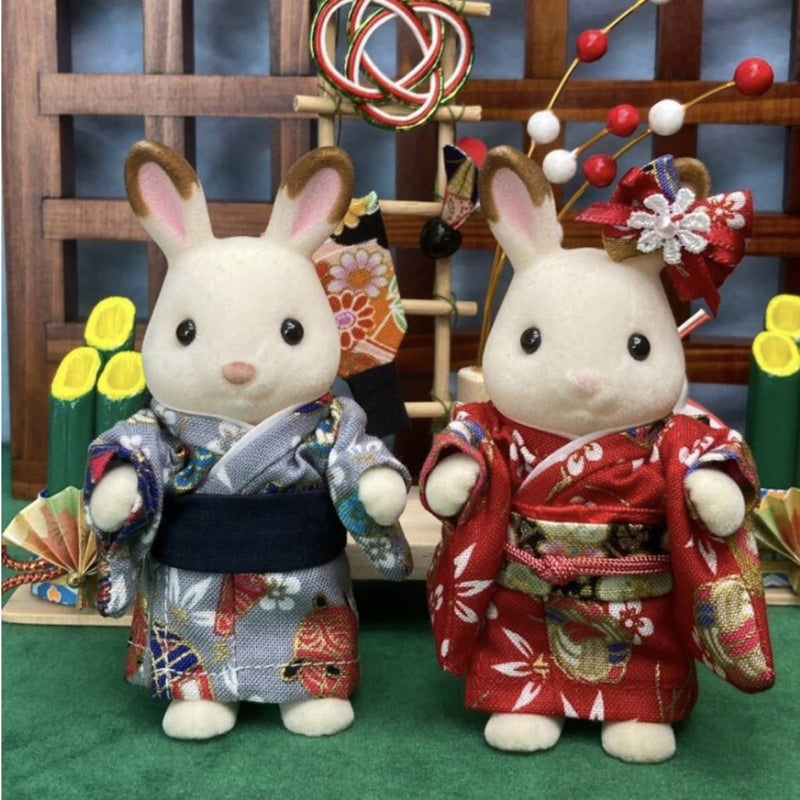 HANDMADE KIMONO PAIR SET FOR PARENTS Japan Does not apply