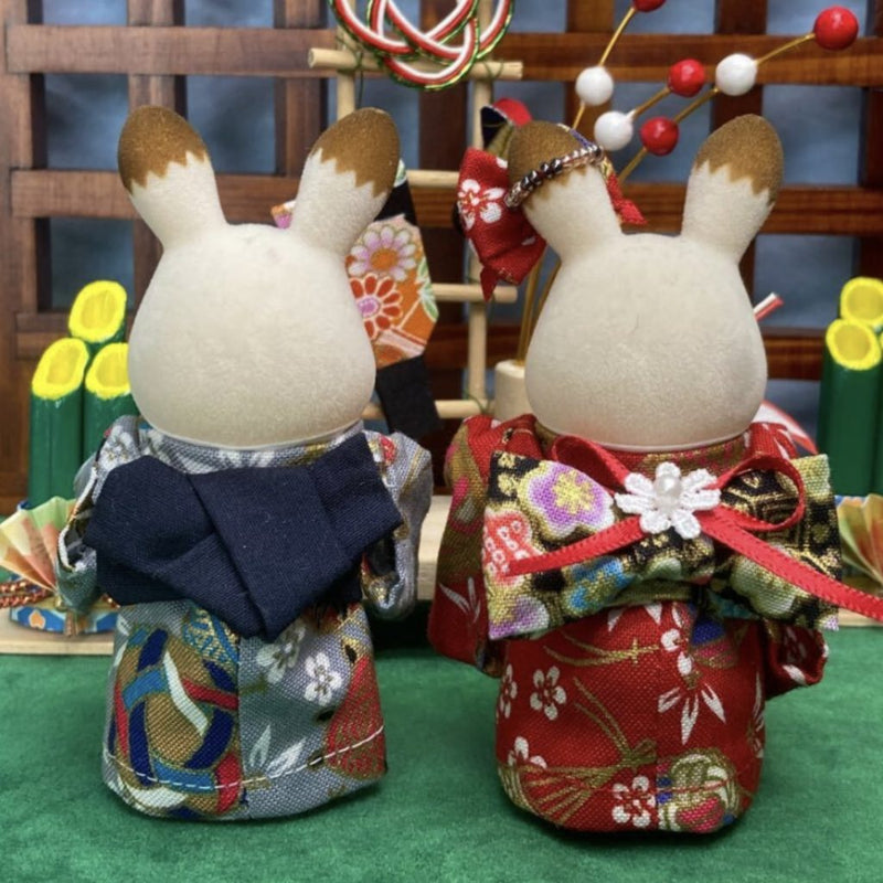 HANDMADE KIMONO PAIR SET FOR PARENTS Japan Does not apply