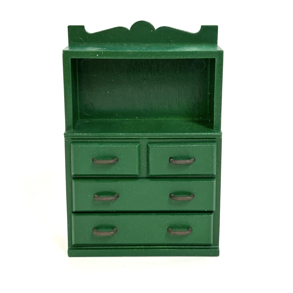 [used] Vintage Green Cupboard Sylvanian Families Calico Critters