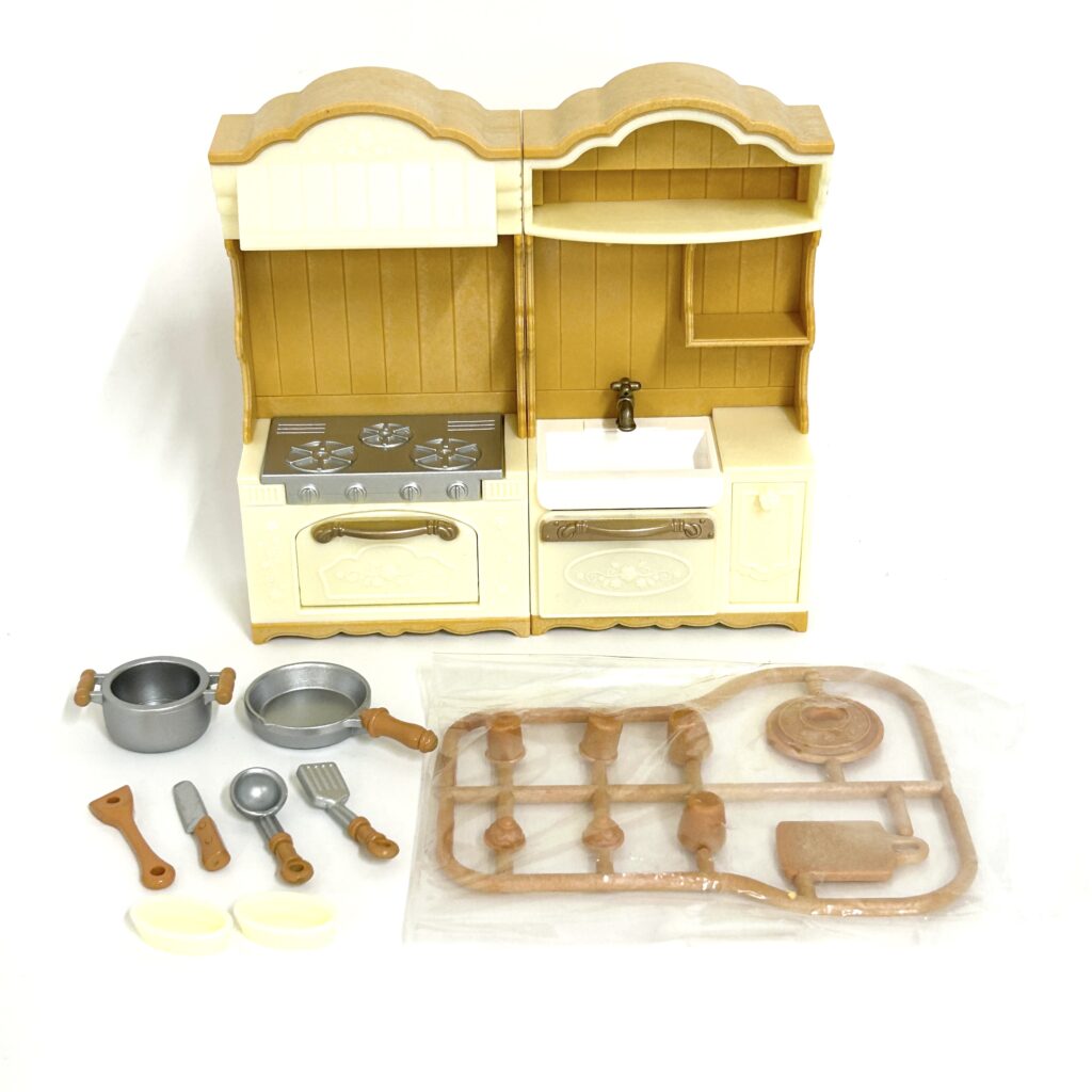 [used] Kitchen Stove and Sink Set KA-420 Sylvanian Families Calico Critters