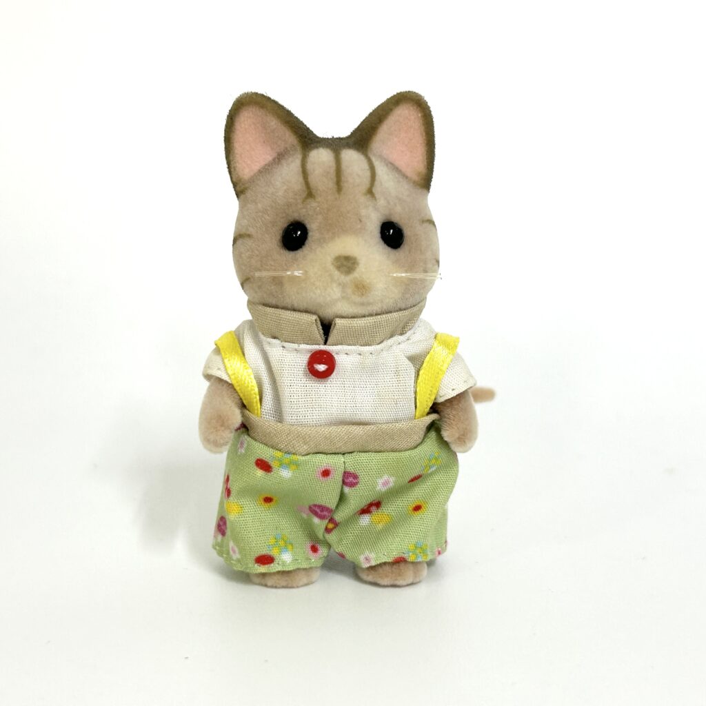 [used] Secret Forest Series Striped Cat Boy Familymart 2023 Sylvanian Families Calico Critters
