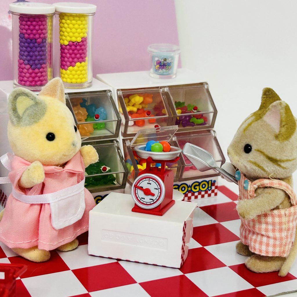 Harajuku Tokyo Candy A Go Go! 5 ضفدع علكة 2024 Re-ment