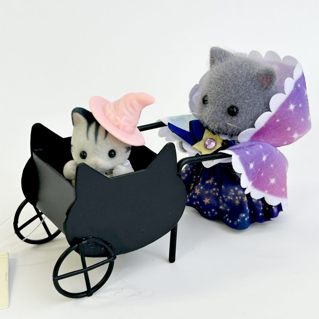 Black Cat Tin Cart Halloween Natural Kitchen