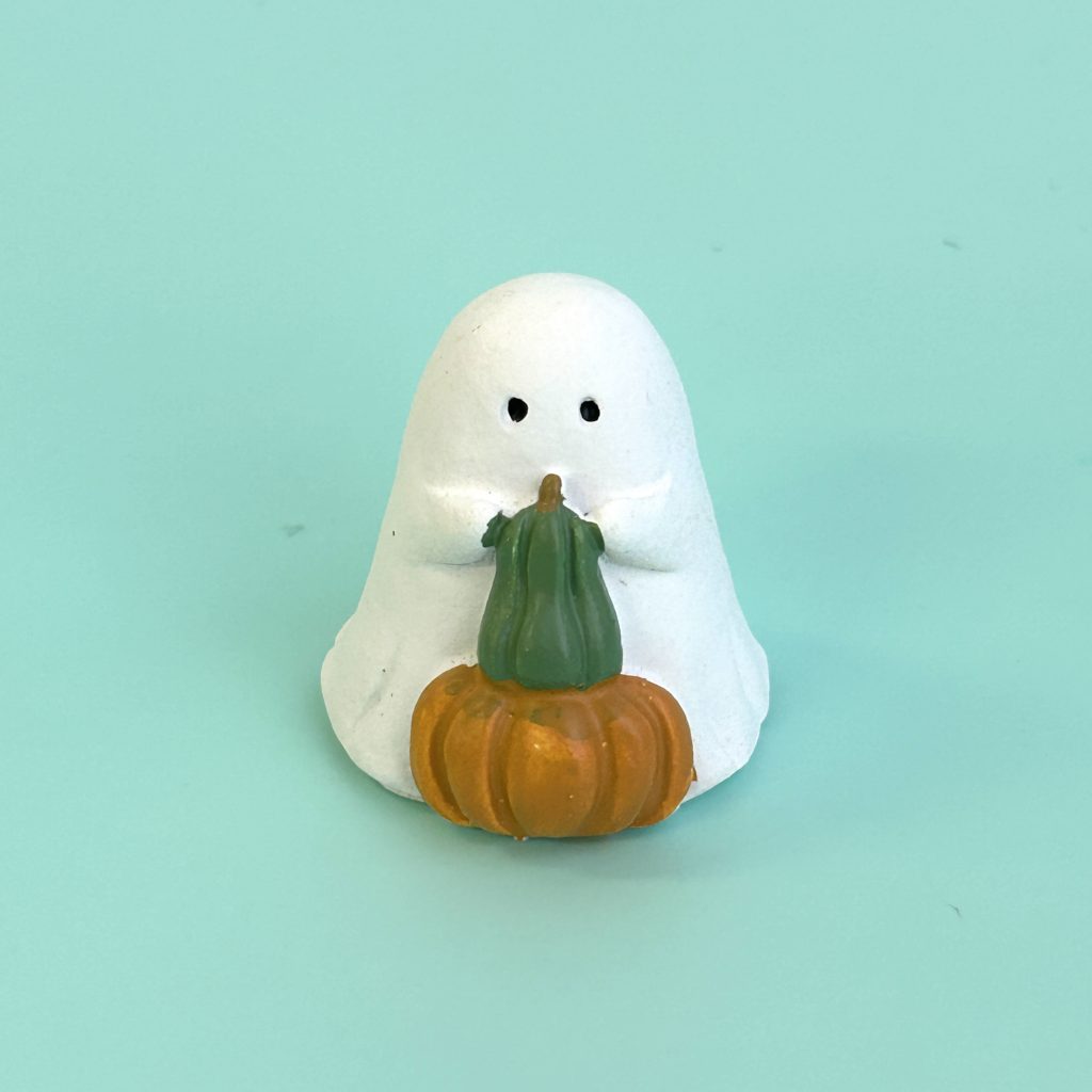 Resin Ornament Pumpkin-Stacking Ghost Halloween Natural Kitchen