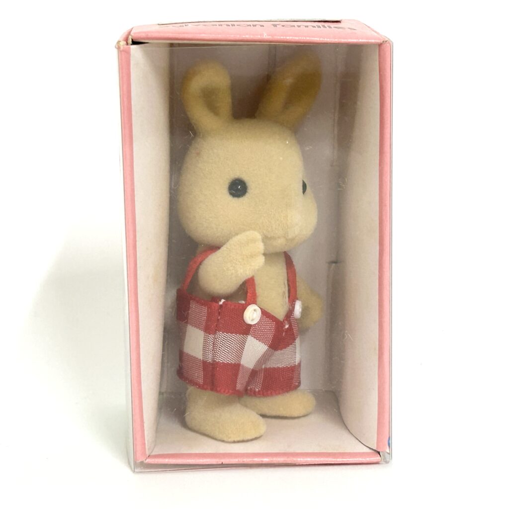 [used] Vintage Ivory Rabbit Boy 1986 U-23 Sylvanian Families Calico Critters