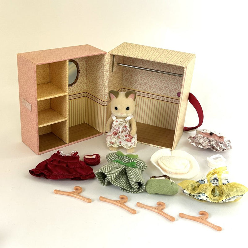 [Used] FAN CLUB CREAM CAT CLOSET  Japan Sylvanian Families