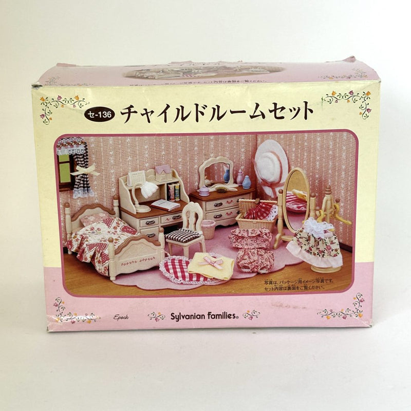 [Used] CHILD ROOM SET Japan SE-136 2003 Retired Sylvanian Families