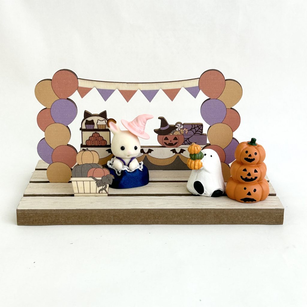 Wooden Stand Board – Fête d'Halloween Cuisine Naturelle