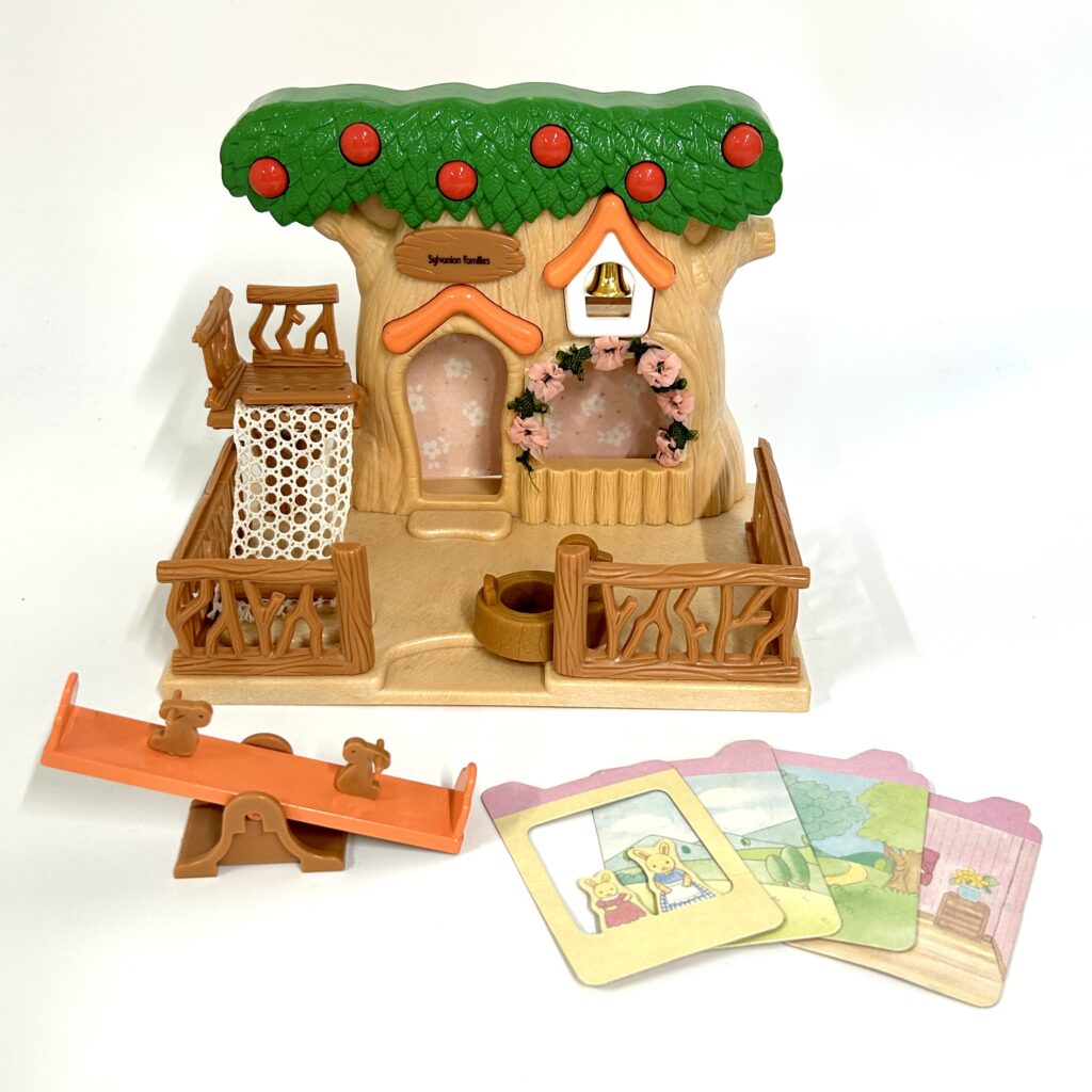 [used] Vintage Let's Play In The Forest Babies 1992 KO-19 Sylvanian Families Calico Critters
