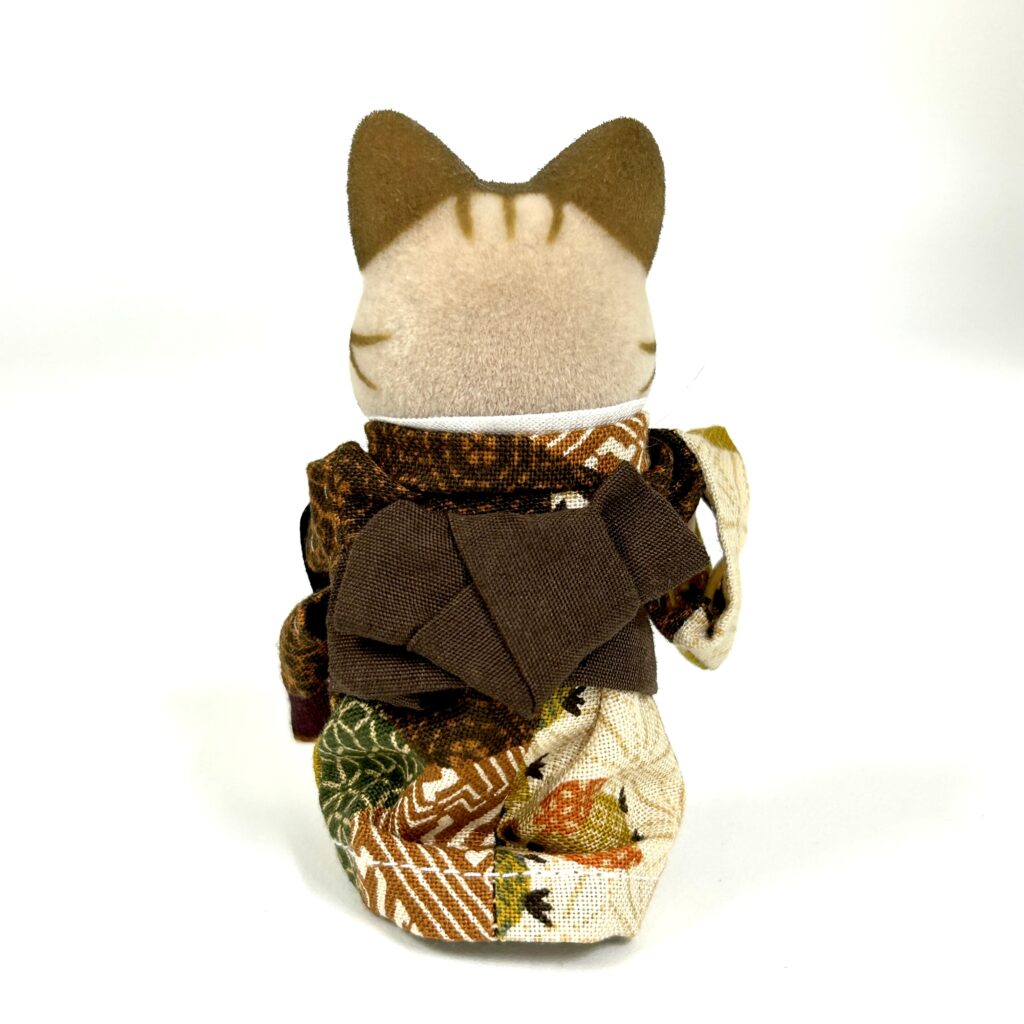 Boy Kimono Brown Handmade