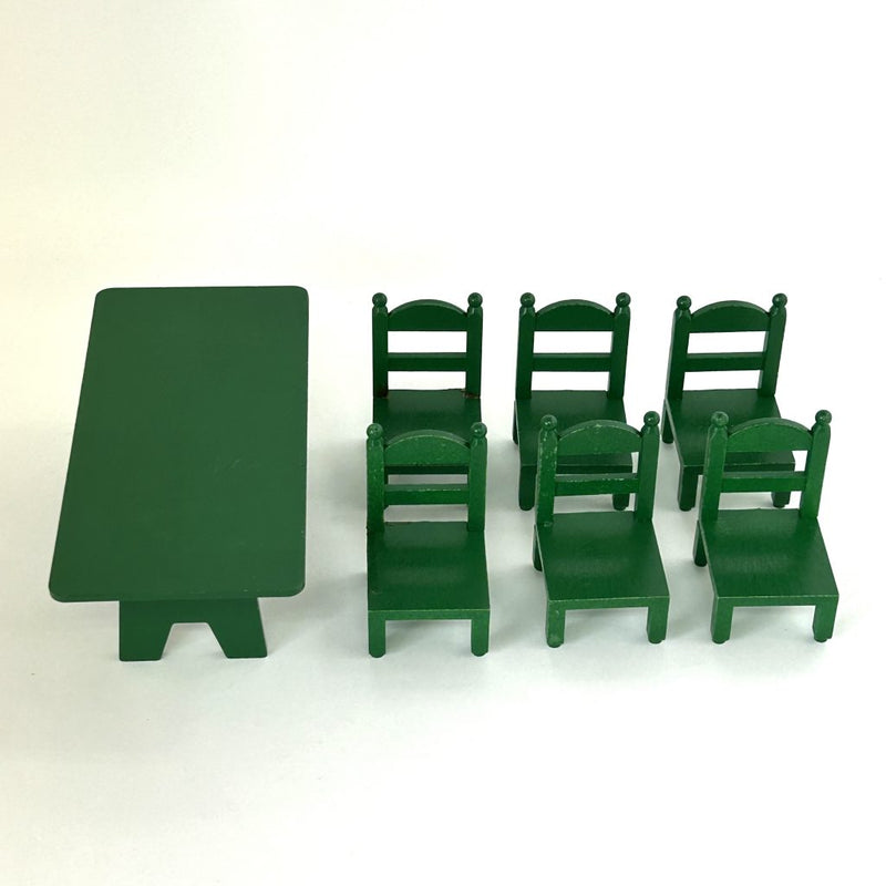 [二手] GREEN FAMILY TABLE Epoch 日本 Sylvanian Families