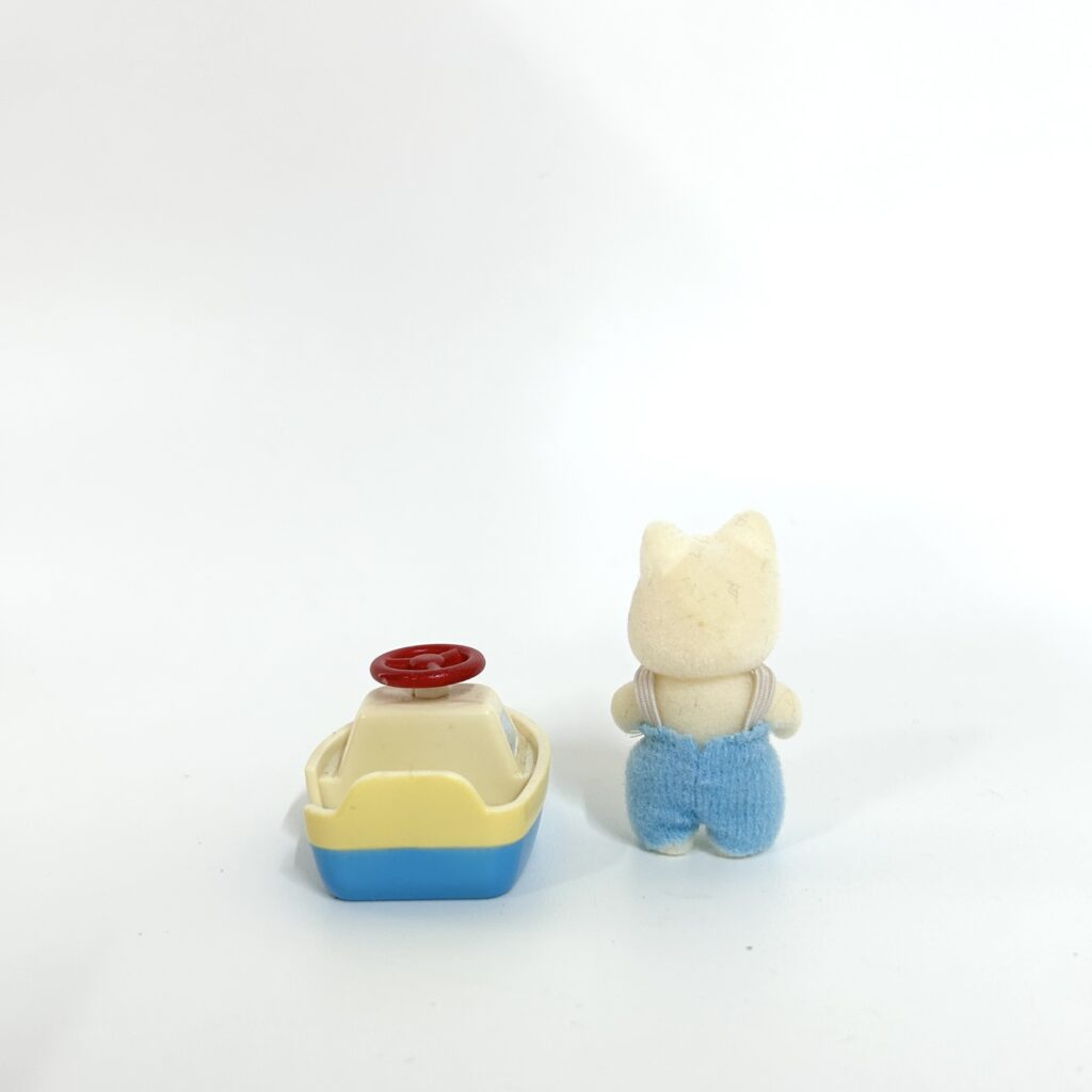 [used] Silk Cat Boat Set Sylvanian Families Calico Critters