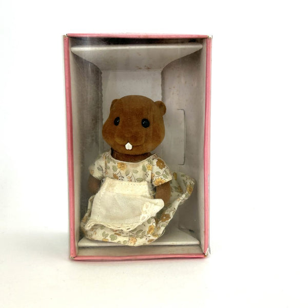 [Used] Vintage BEAVER MOTHER Epoch Japan Sylvanian Families