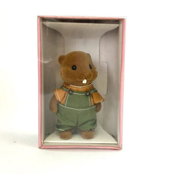 [Used] Vintage BEAVER FATHER Epoch Japan Sylvanian Families