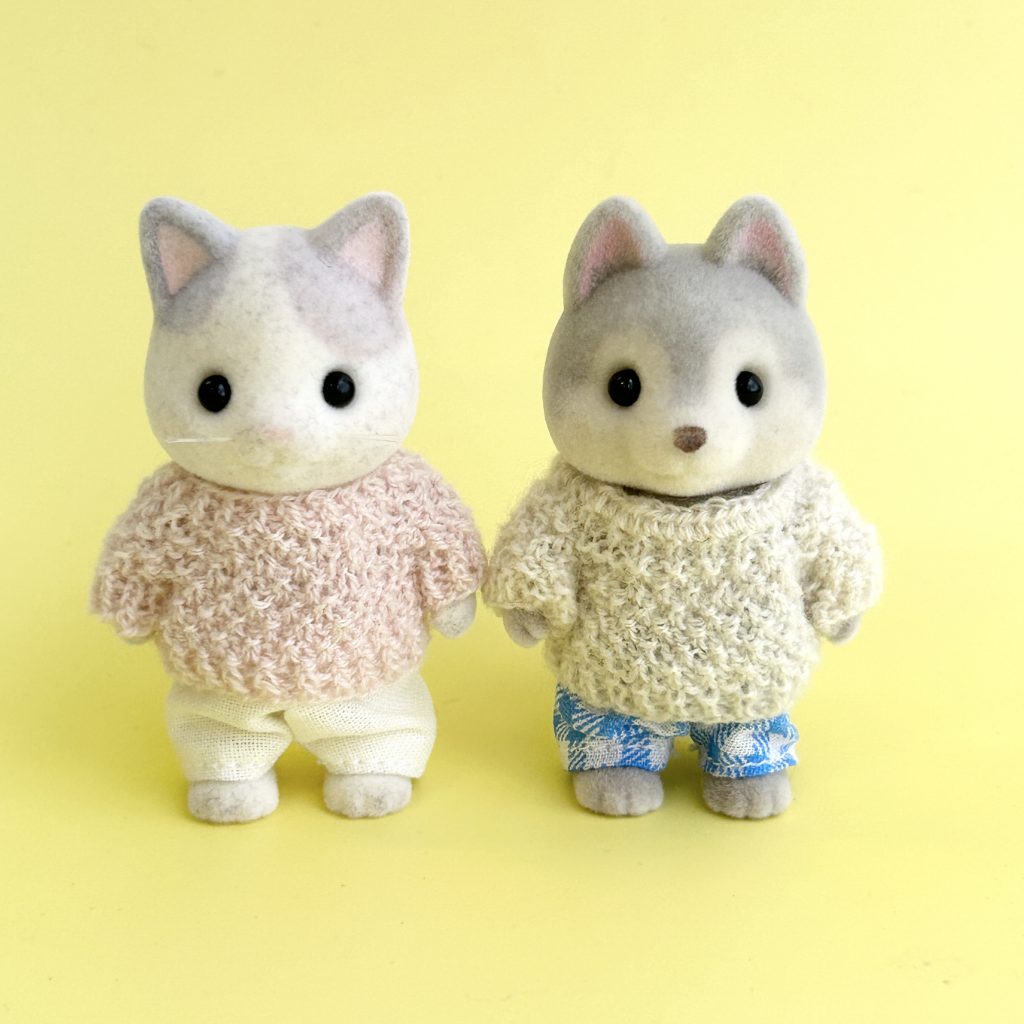 Seed Stitch Cardigan Set fait main