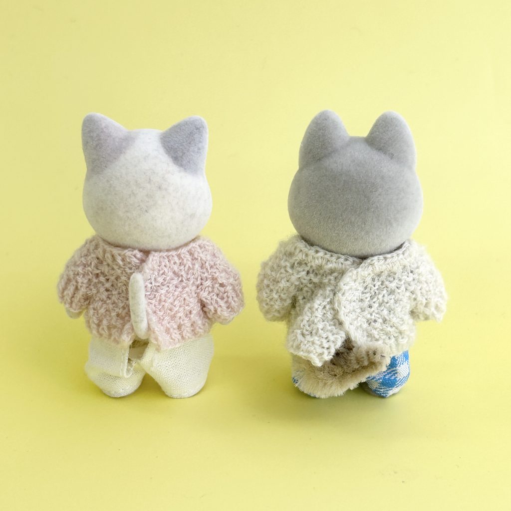 Seed Stitch Cardigan Set Handmade