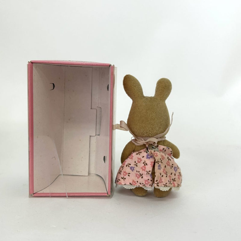 [Used] Vintage IVORY RABBIT GIRL Epoch Japan Sylvanian Families