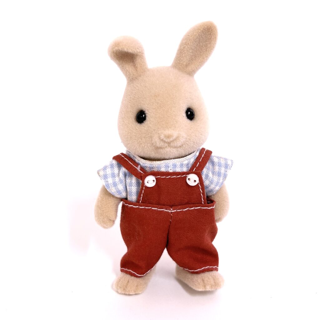 [used] Ivory Rabbit Father U-21 Sylvanian Families Calico Critters