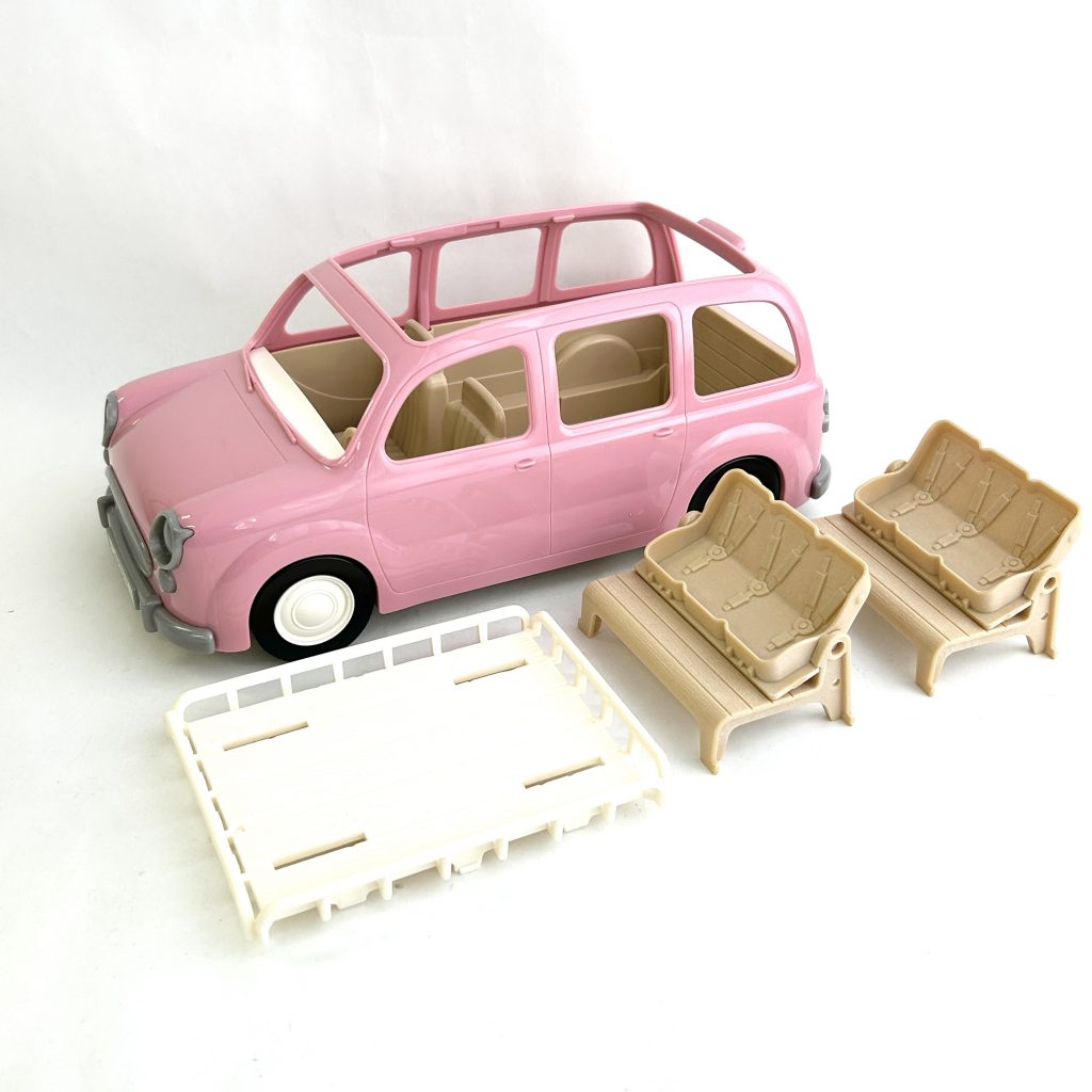 [used] Pink Picnic Wagon 2020 V-06 Sylvanian Families Calico Critters