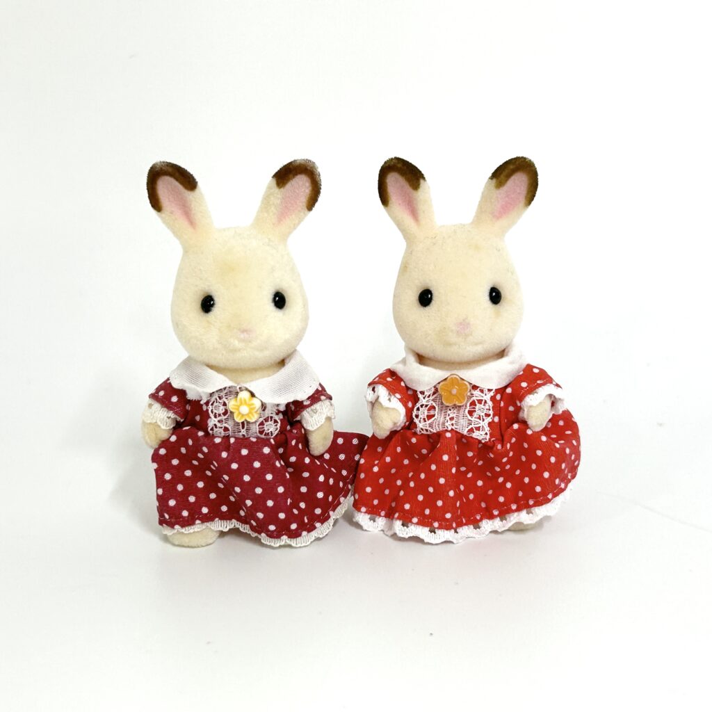 [used] Chocolate Rabbit Girls Sylvanian Families Calico Critters