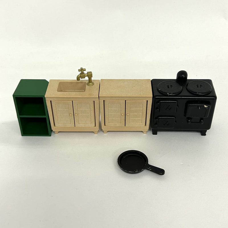 [Used] KITCHEN SET Epoch Japan Sylvanian Families