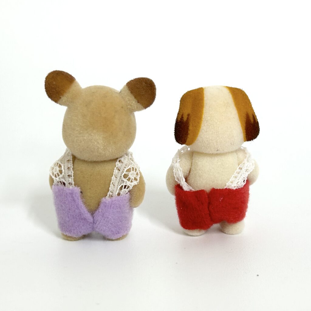 [used] Baby Deer Chiffon Dog Sylvanian Families Calico Critters