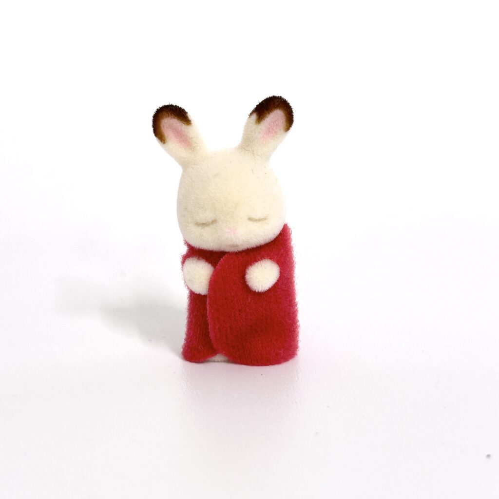 [used] Chocolate Rabbit Little Baby -Sleepy- 2023 Sylvanian Families Calico Critters