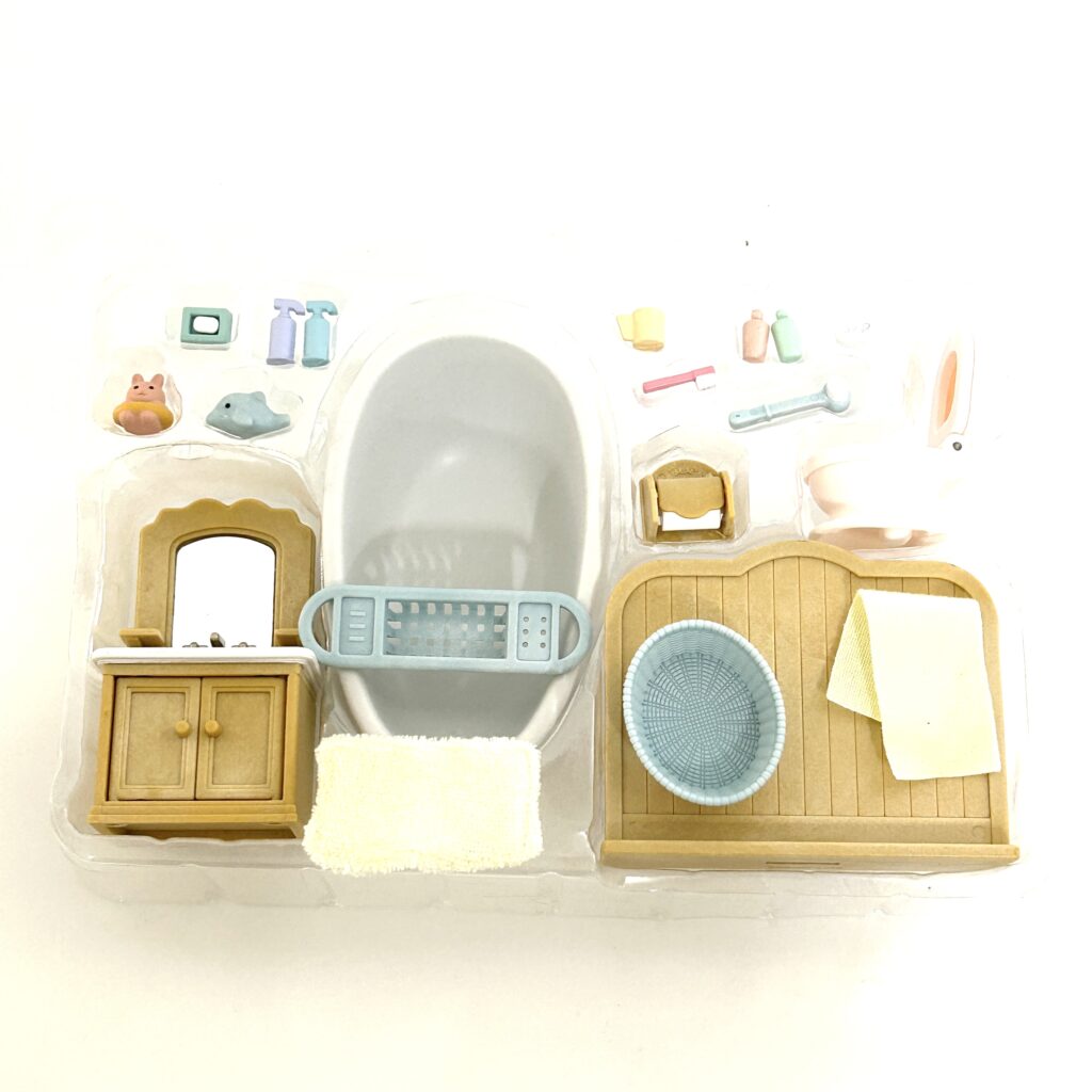[used] Bathroom Set Sylvanian Families Calico Critters