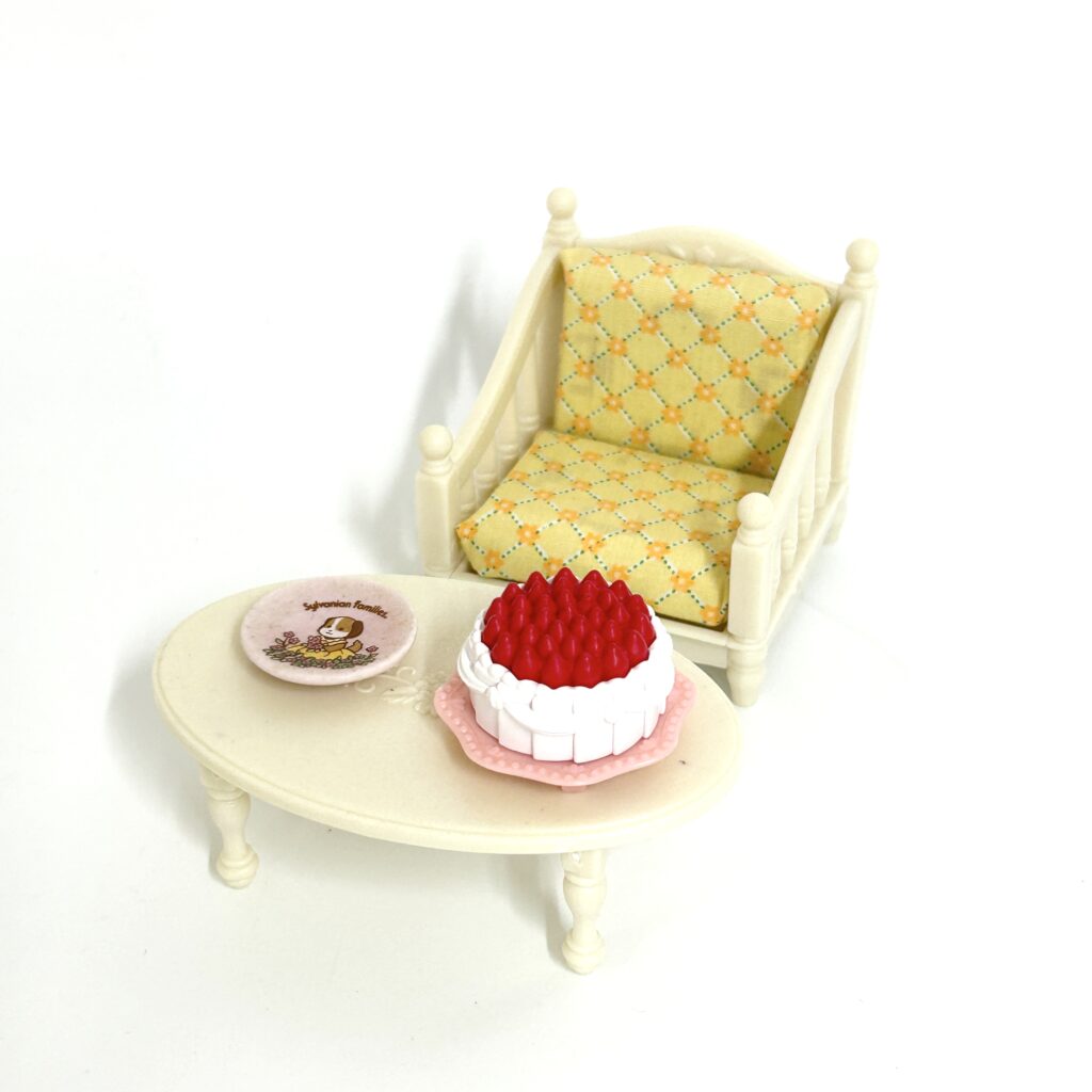 [used] Armchair Cake Set Sylvanian Families Calico Critters