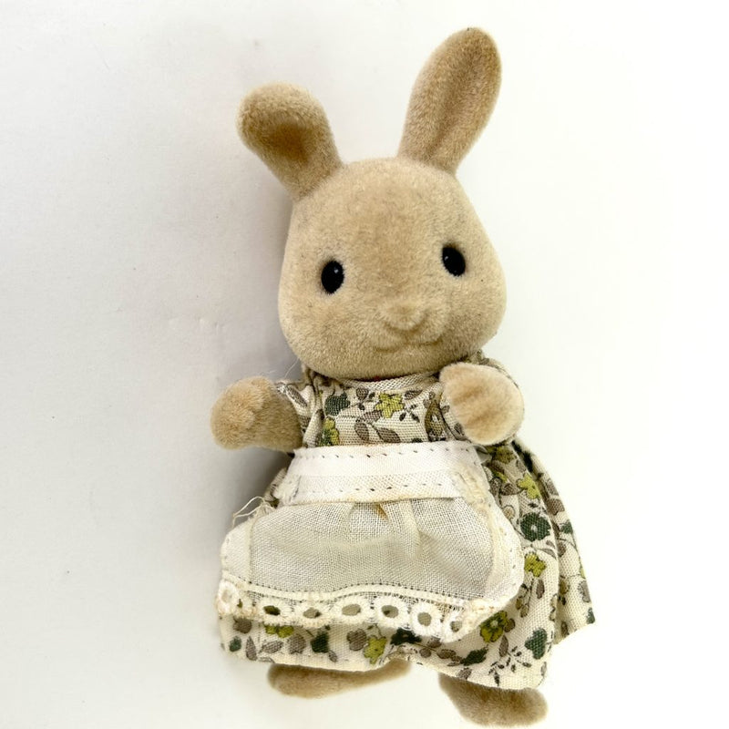 [Used] IVORY RABBIT FATHER MOTHER BABY Japan Sylvanian Families