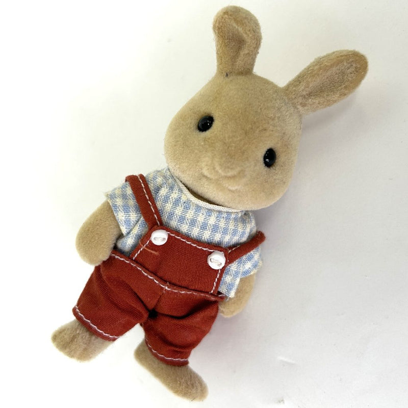 [Used] IVORY RABBIT FATHER MOTHER BABY Japan Sylvanian Families