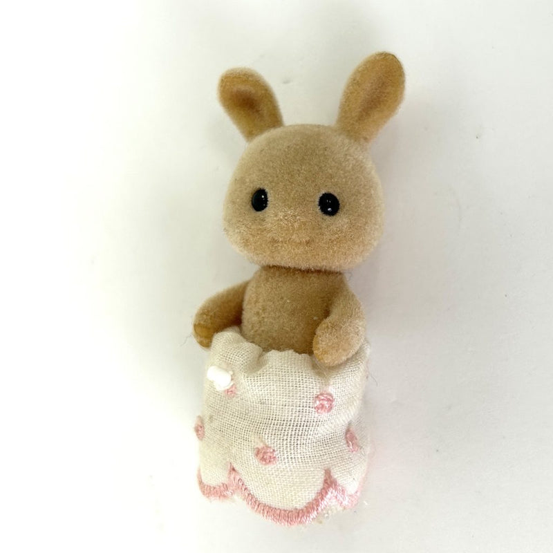 [Used] IVORY RABBIT FATHER MOTHER BABY Japan Sylvanian Families