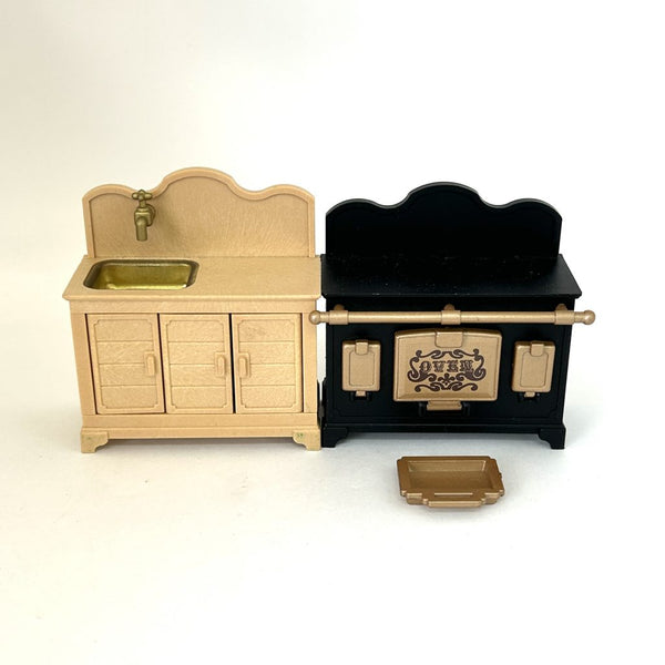 [Used] URBAN LIFE OVEN SET A-02 Japan Sylvanian Families